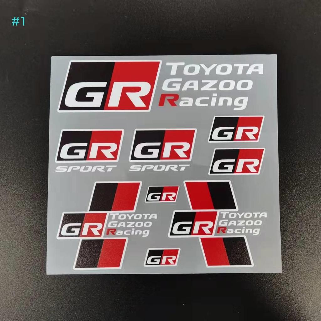 Autómatricák Stílusos Vinil Grafika Csíkok Autóajtó Első Fájl Napellenző Ablak Dekoráció Toyota Gr Sport C-Hr Rav4 Avensis TRD-hez