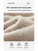 Men's 100% Wool Thick Round Neck Casual Sweater - Autumn/Winter Pullover