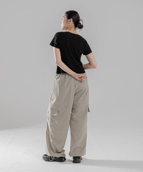 More Out Unisex Wide Elastic Pants 5Pp4570