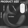 Penis Ring Vibrator for Men Delay Ejaculation Remote Control Vibrator Perineal Massage Adult Sex Toy