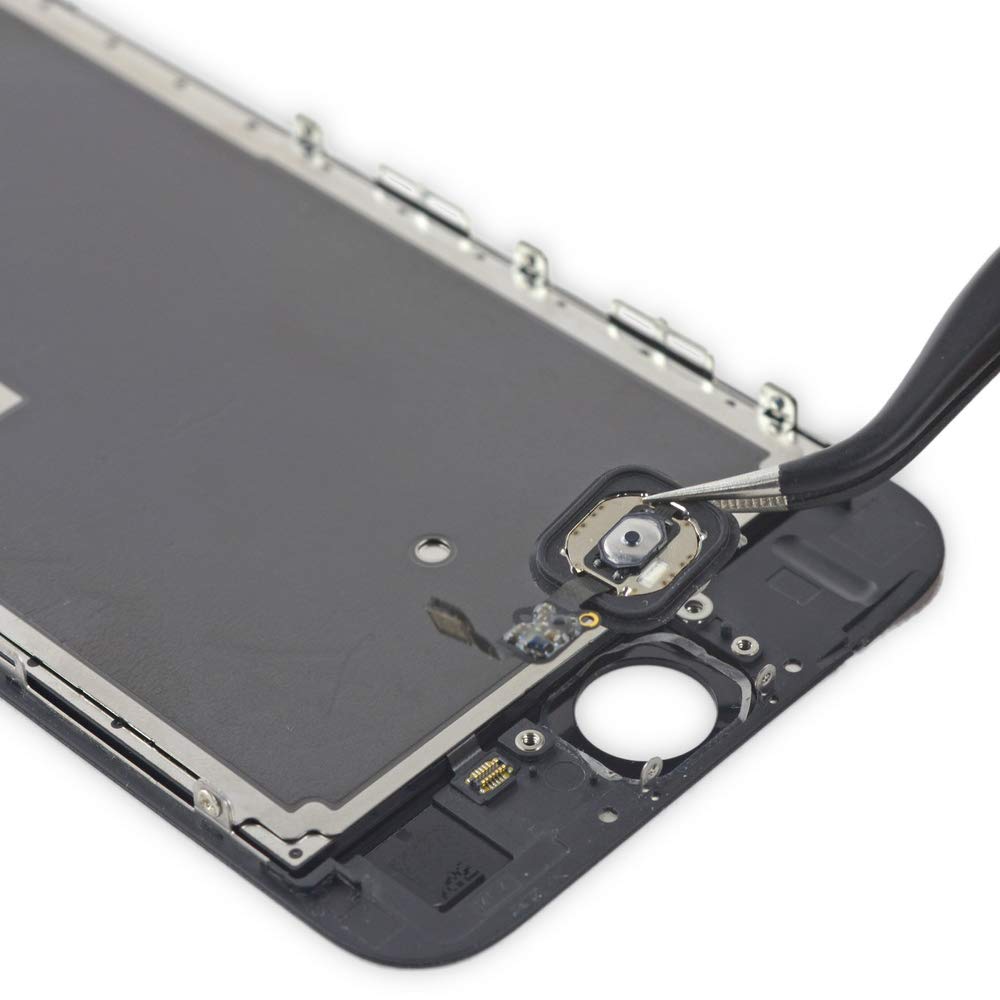 Home Button With Flex Cable For iPhone 6 6P 6s Plus NO Touch Id With Rubber Ring Replacement