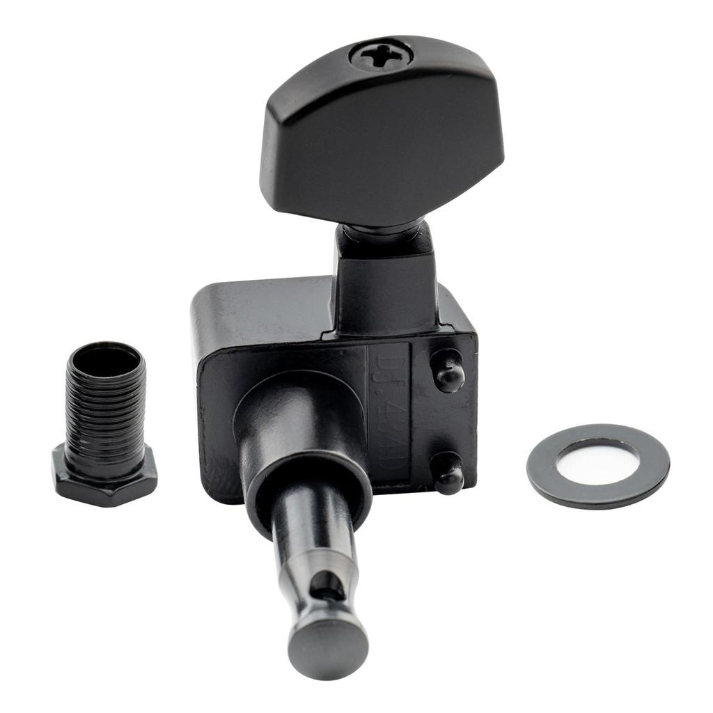 Musiclily Pro 6-Pin 2-Pin Guitar Tuners for Fender Strat/Telecaster Electric Guitars, Black