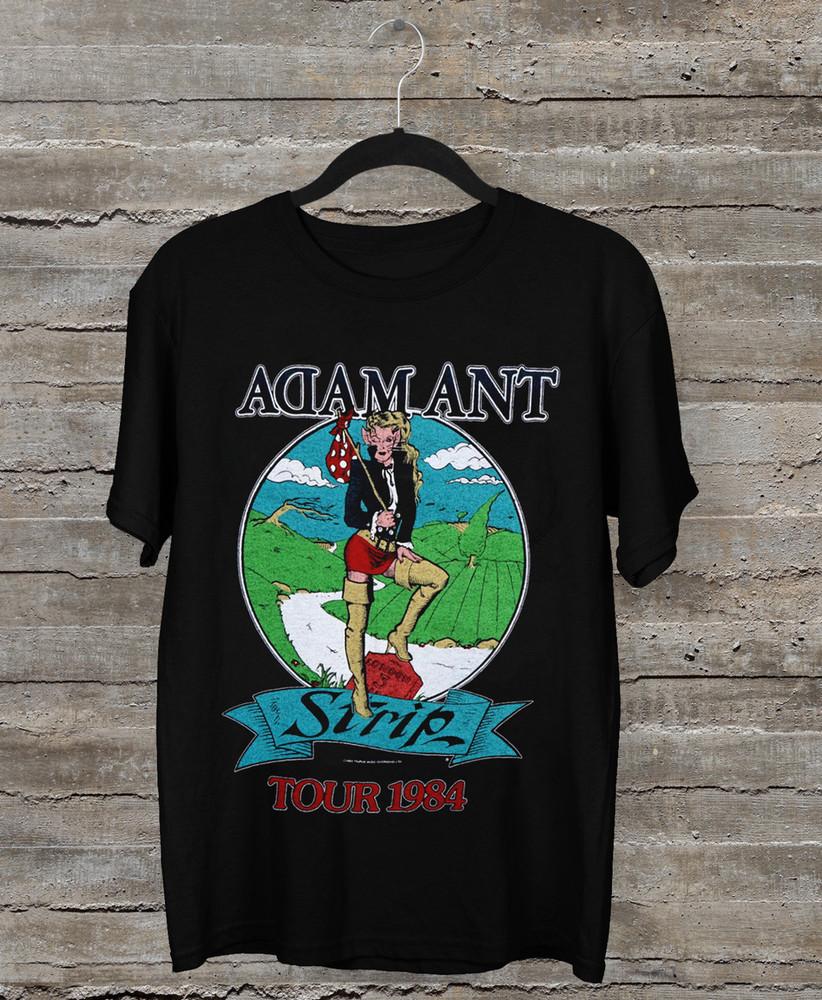 Adam Ant - Tour 1984 Rare Men s Full Size TT278 Unisex T-Shirt M