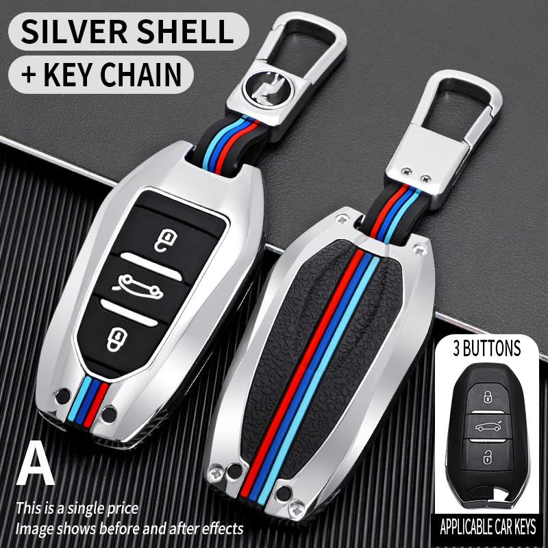 Pouzdro na klíče od auta pro Peugeot 207 3008 208 308 2008 307 508 5008 407 301 206 Kryt Citroen C1 C2 C3 C4 Grand Picasso C5 Ds 3 5