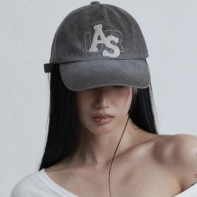 Washed Logo Ball Cap Ash Grey