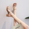 8148-10 One-word and Half Slippers Women's Outer Wear 2025 Summer New Thin Strap Lazy Cool Slippers