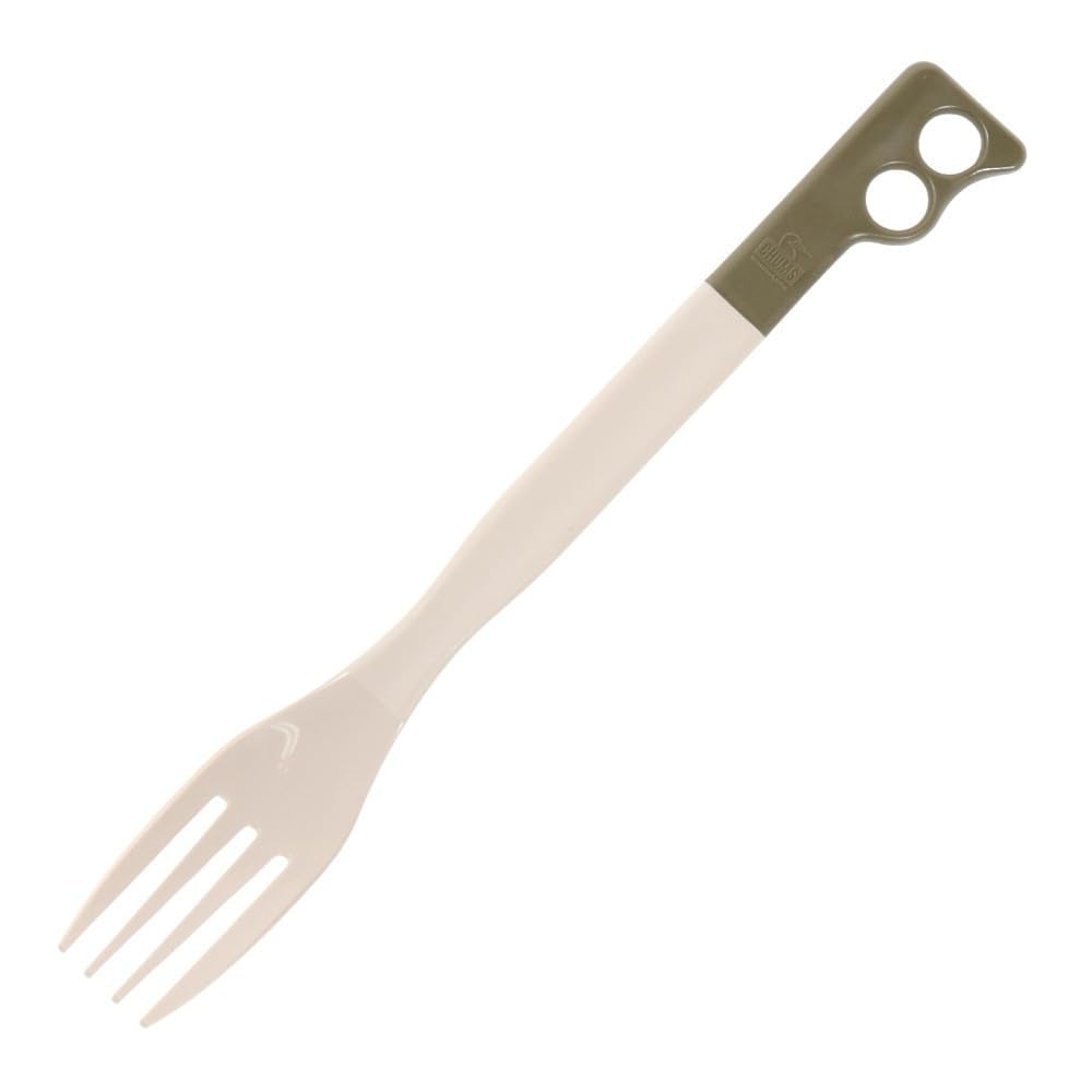 CHUMS Camper Cutlery Set Length 20cm Length 20cm Length 22cm 3-Piece Khaki/Grey CH62-1734-M095-00 Spoon Fork Chopsticks
