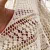 Retro Hook Hollow Out Women Dresses Spring Summer Beach Style Knitted Vestidos Mujer Elegant Loose Long Dress