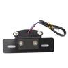 Motorcycle Taillight   Retro  LED Brake License Plate Light Indicator Lights(black)