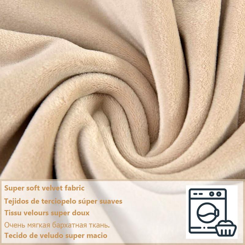 New Velvet Fabric Chair Cover Super Soft Chair Covers For Dining Room Luxurious Office Seat Cases Stretch For Banquet Home Decor