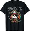 Pirate Cat Meow Matey Cute Kitten Kitty T-Shirt