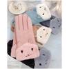 Cute Korean Style Fleece-Lined Winter Gloves