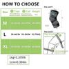 2pcs Knee Brace,adjustable Elastic,sports Compression,patellar And Ligament,osteoarthritis Knee Brace (l)