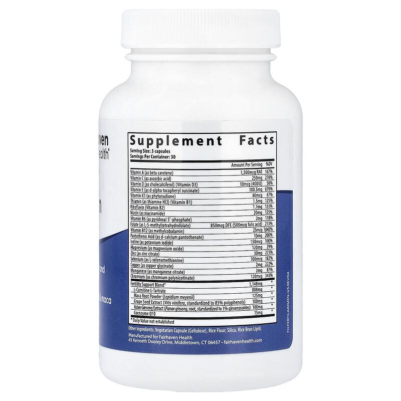 FertilAid® Multivitamin for Men, 90 Capsules