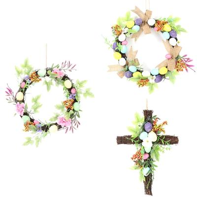 Ghirlanda di Pasqua Uova Elementi classici per interni ed esterni per porta d'ingresso