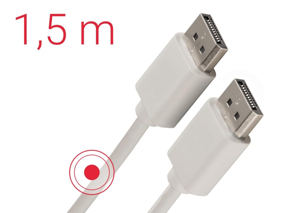 Hama Germany DisplayPort DP m Cable, 1.2, 1.50