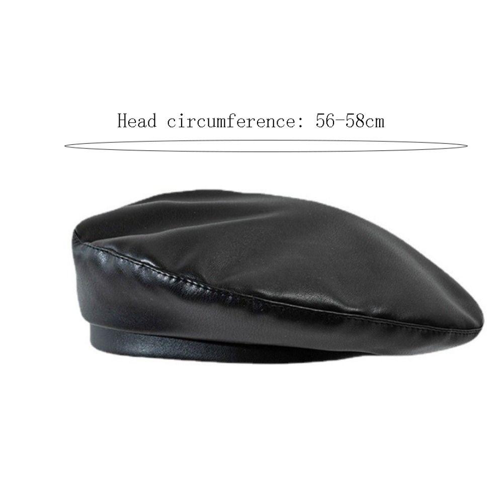 Retro Octagonal Caps Solid Color Painter Caps Elegant Beret Hat  Lady Accessories