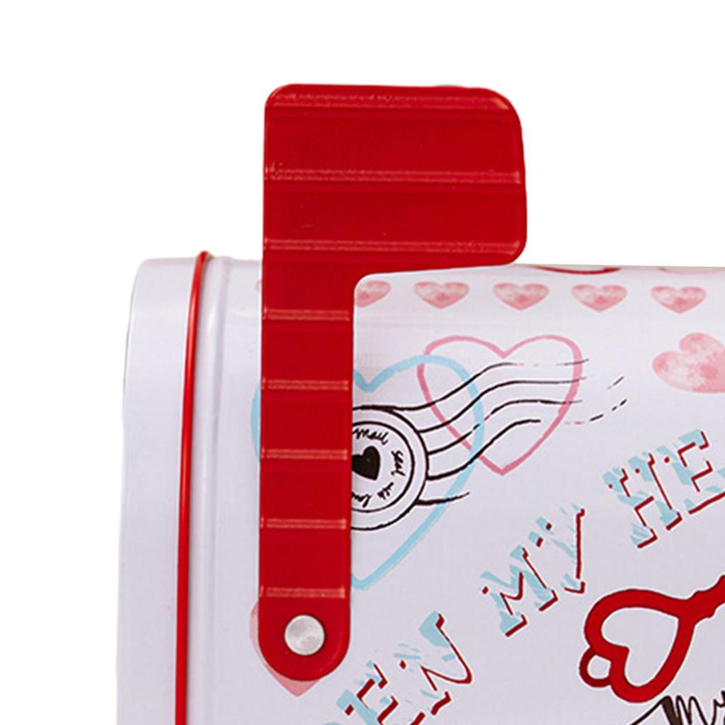 Mailbox Toy Valentine's Day Decor DIY Projects Mini Party Favor Cookie Box for Chocolate Snack Greeting Cards Candies Pastry