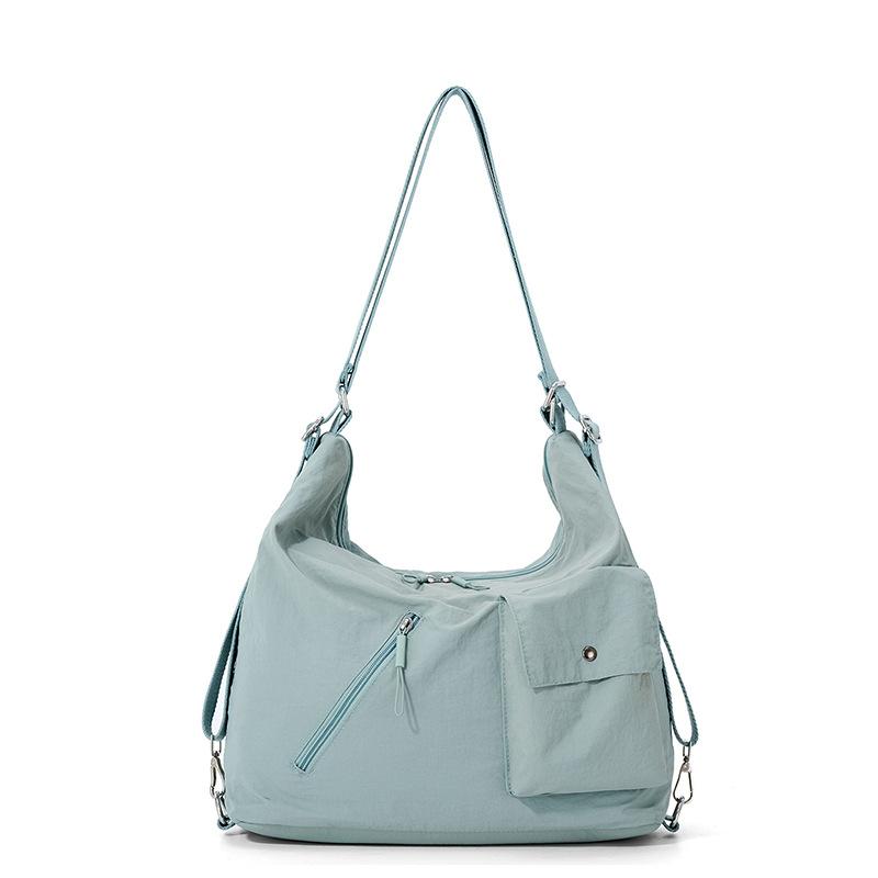 

Легкая наплечная сумка для поездок на работу, для студентов, для активного отдыха, сумка кросс-боди, женская сумка-тоут большой вместимости синий