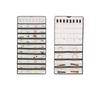 Double-Sided Non-Woven Jewelry Organizer: 80-Compartment Hanging Bag for Earrings and Small Items, Dustproof Storage Solution.