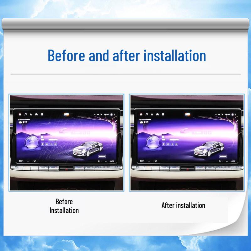 Hongqi Guoya Console & Screen Protective Film and Gear Shift Deco Sticker