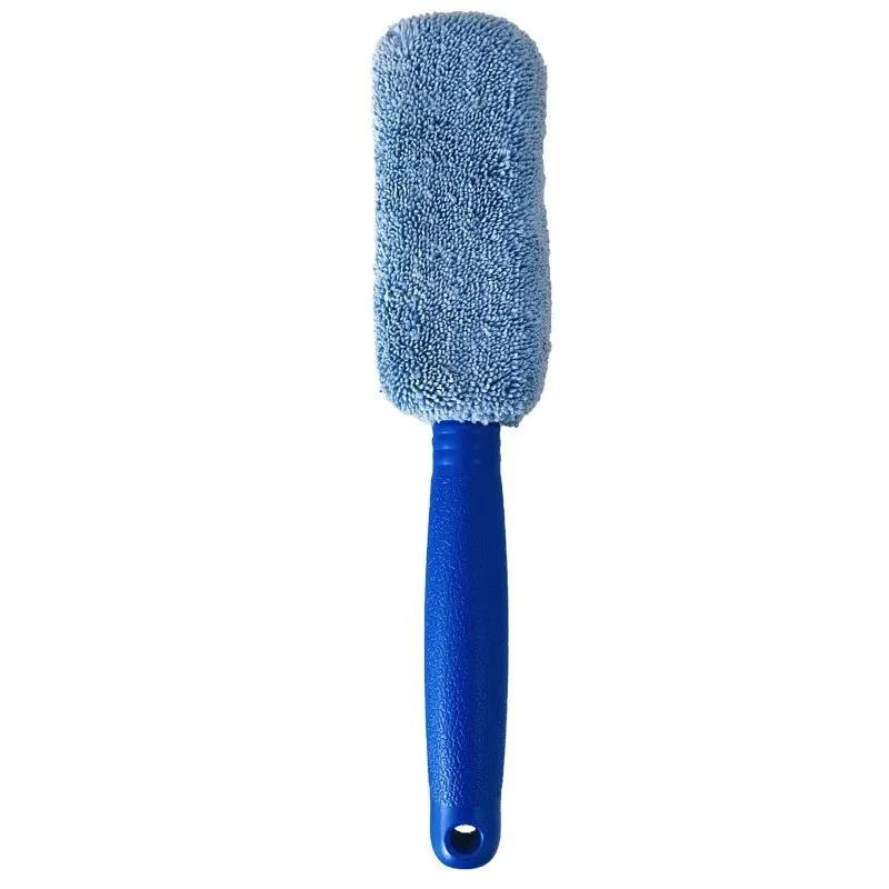 Car Wash Brush Microfiber Tire Scrubber Wheel Brush Trunk Dust Remover Detailing Clean Tool Car Cleaning Tools