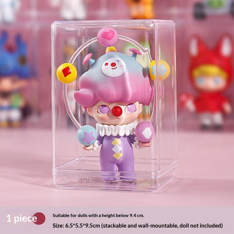 Transparent Acrylic Storage Box Dustproof Figurine Storage Box Small Display Box A1