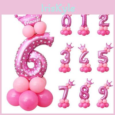 Stylish 32" Number Foil Balloon For Elegant Child Birthday And Party Decorations
