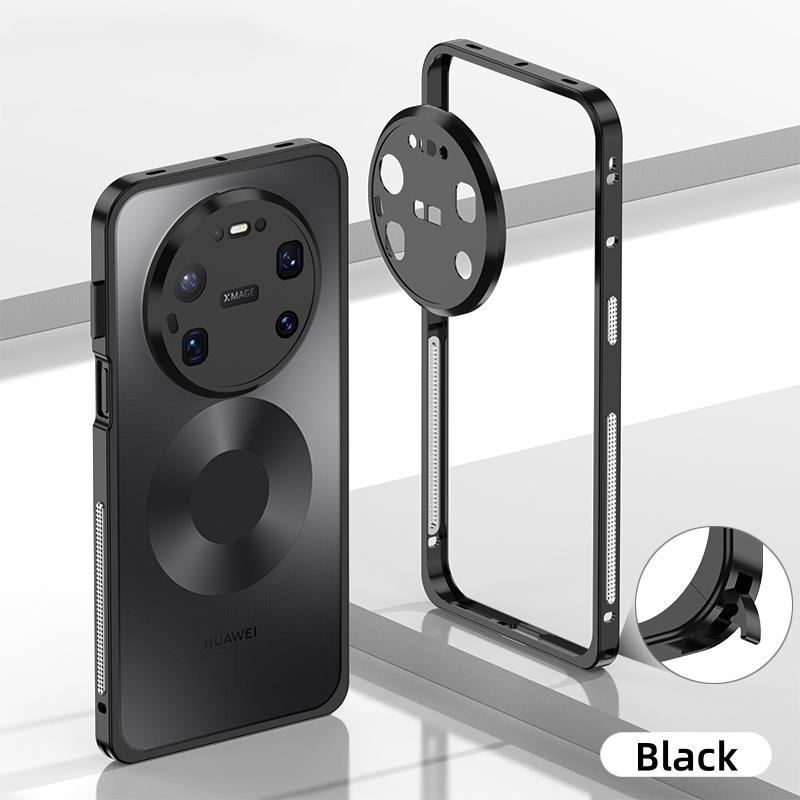 Luxury Metal Bumper Case for Huawei Mate 80 Pro Max / RS / 80 Pro Aluminium Frame Protective Cover + Metal Lens Protection Film Opp Bag&For Huawei Mate 80 RS Ultimate 5G 6.9