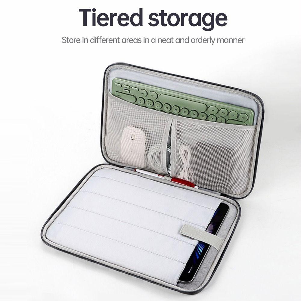 Anti-fall Laptop Handbag Case Multilayer Sleeve Bag Professional Protective Pouch  Outdoor