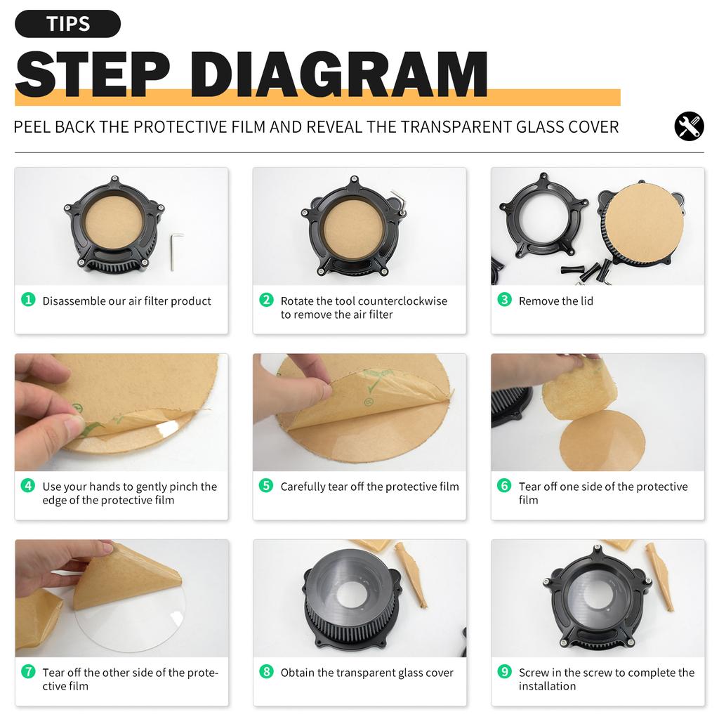 Motorrad Chrom Luftfilter Luftfilter Kit CNC Intake System Für Harley Touring Sportster XL 48 72 883 1200 Dyna Softail