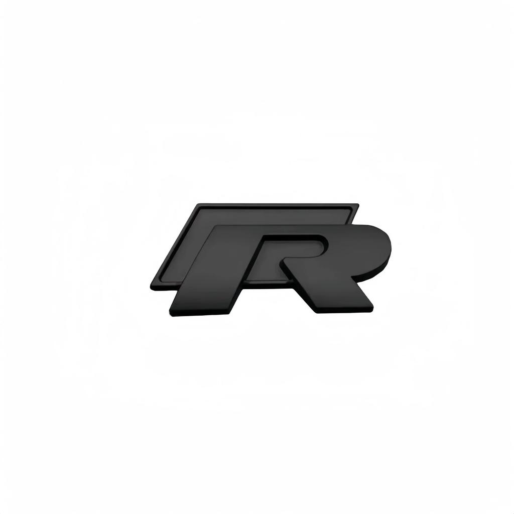 For VW 2025 Hot 1Pcs Metal Car Side Body Trunk Rline R Emblem Sticker For Volkswagen VW Golf 4 5 6 7 Bora MK7 Beetle Touran Tigu