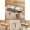 Plastic Dualposition Clothes Hangers With Nonslip Design For Wet And Dry Garments