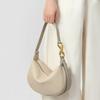 Genuine Leather: A Niche Designer's High-end Underarm Bag, Moon Shoulder Bag, Women's Bag