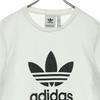adidas Trefoil logo Short sleeve Round neck T-shirt M white Men's Used