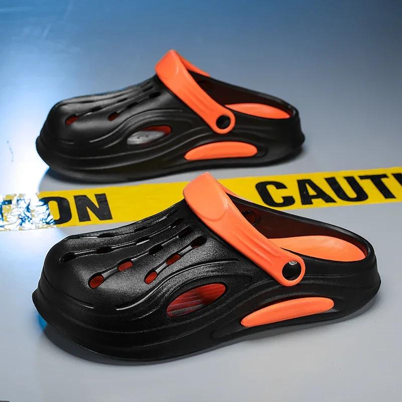 Unisex Strandsandalen EVA Herren Hohle Gartenschuhe Batik Designer Loch Hausschuhe Sneakers Wasserschuhe Slipper Schaumstoff-Runner