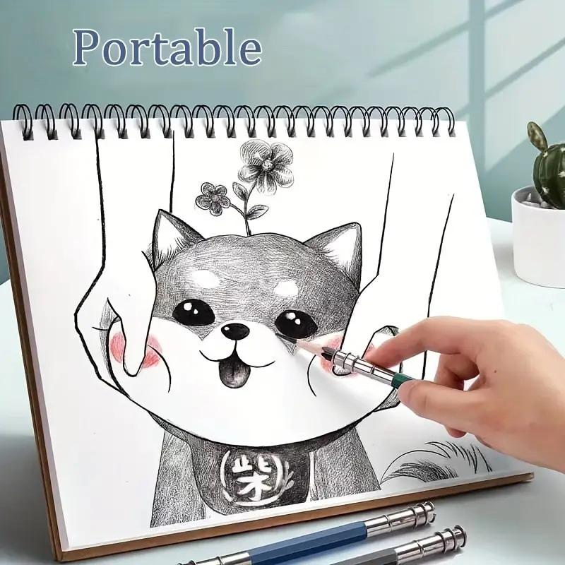 5 bucăți reglabil metal dublu cap creion alungitor creioane extensie suport pentru schiță creioane colorate cărbune rechizite școlare