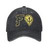 Mich Team Forward Observations Group Fog Baseball Caps for Men Women Denim Washed Snapback Cap  Outdoor Adjustable Fit Hats Cap