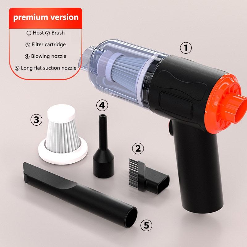 New Car Dual-Use Mini Wireless Vacuum Cleaner Portable Car Vacuum Cleaner Handheld Upright Blowing Suction Integrated 2025