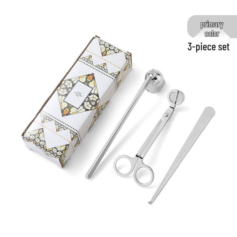 Aromatherapie-Kerzenwerkzeugset aus Edelstahl: Kleiner Löscher & Schere