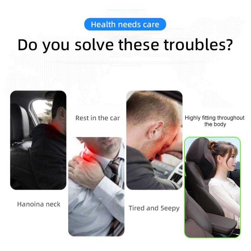 For Volkswagen VW Car Headrest Lumbar Support Cotton Neckpillow Waist Cushion Golf 4 5 6 7 Polo Jetta Sagitar Magotan Passat B5 zr7
