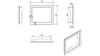 Steel Frame 90° for LUCY/12, LUCY/12/SLIM, LUCY/PW/12/W