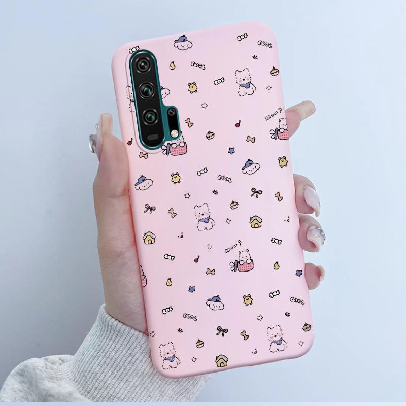 For Honor 20 Pro Case Honor20 Pro Back Soft TPU Silicone Cover Cute Cartoon Panda Phone Case For Huawei Honor 20 Pro Coque Funda