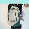 Trendy Letter Print Backpack For Middle School Girls Spacious And Water-resistant With Adjustable Straps
