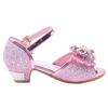 Småbarn Barn Jenter Perle Sommerfuglknute Crystal Single Princess Shoes Sandaler