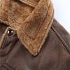 WWII US Army Aviation Leather Jacket – Men's Military Flight Jacket with Fur Trim