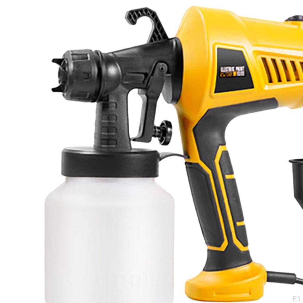 800ml Paint Sprayer, 400W High Power HVLP Spray, 3 Patterns, Easy to Clean, for Furniture, Cabinets,