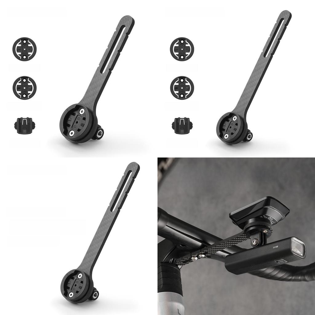 Fahrrad Carbonfaser Tacho Halterung für Rennrad mit Verlängertem Lenkeradapter
