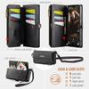 For Samsung Galaxy A53 5G Case CASEME C39 RFID Blocking Zipper Wallet Stand Leather Cover with Strap