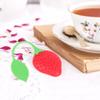 Long Handle Tea Strainer Food Grade Silicone Tea Filter Funny Silicone Tea Infuser  For Family